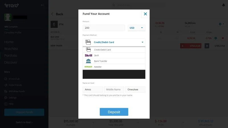 سایت eToro
