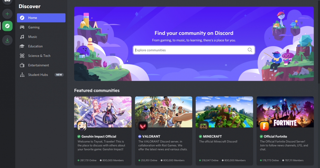 پیدا کردن بهترین سرورهای Discord
