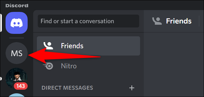 مدیریت سرور Discord