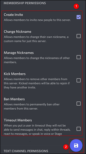 مدیریت سرور Discord
