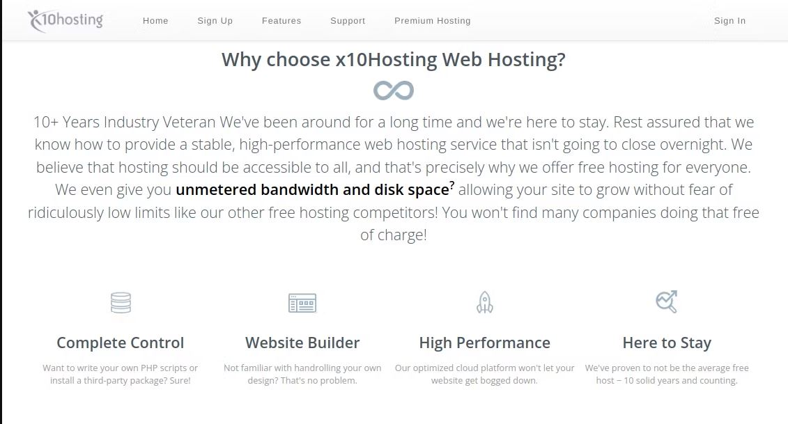 x10Hosting
