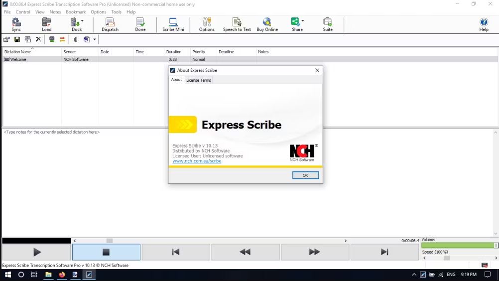 Express Scribe