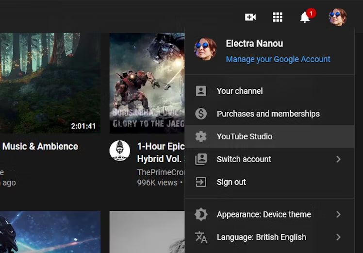 YouTube Studio