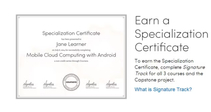 گرفتن مدرک Coursera