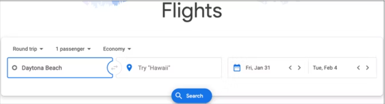 پرواز ارزان با Google Flight
