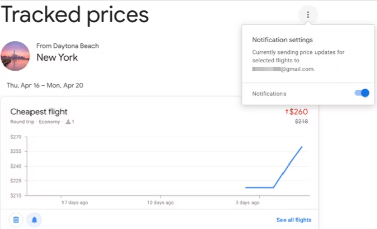 پرواز ارزان با Google Flight