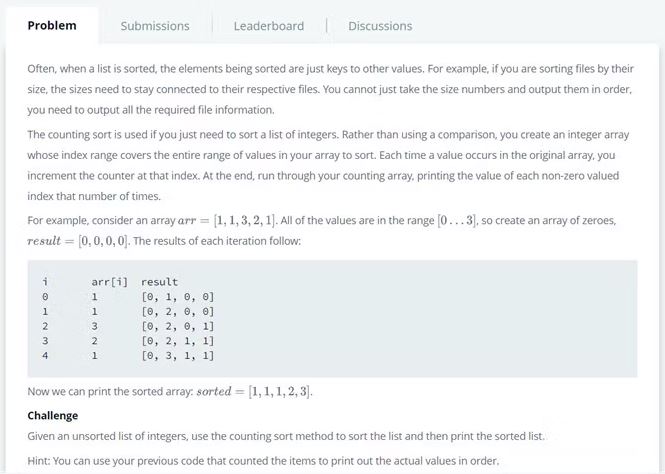 چالش برنامه نویسی در HackerRank
