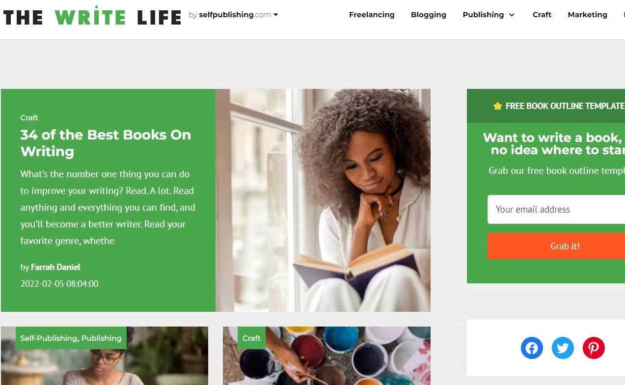 وبلاگ آموزشی: The Write Life