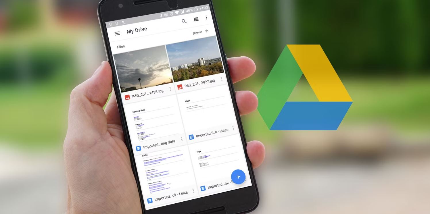 ویژگی Google Drive برای اندروید