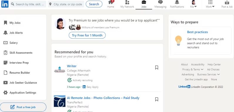 Post a job for free