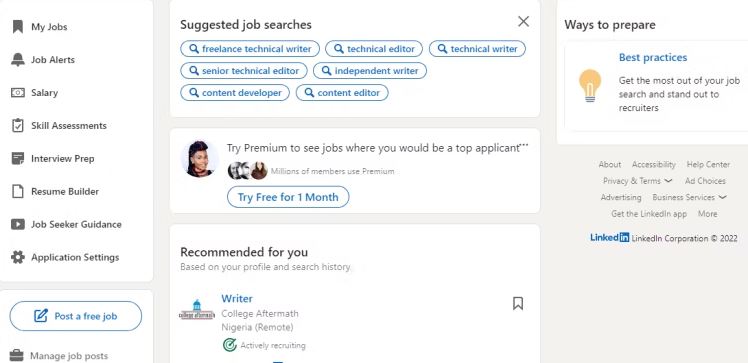 Manage job post