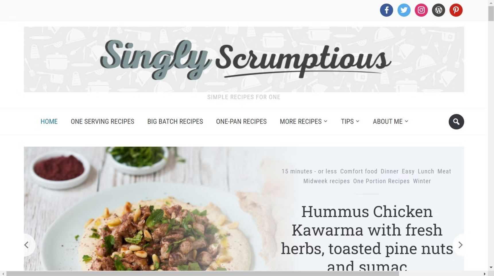 Singly Scrumptious