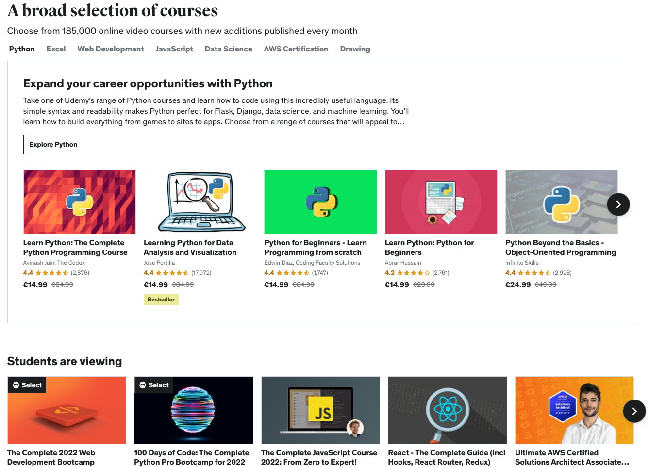 پرداخت udemy