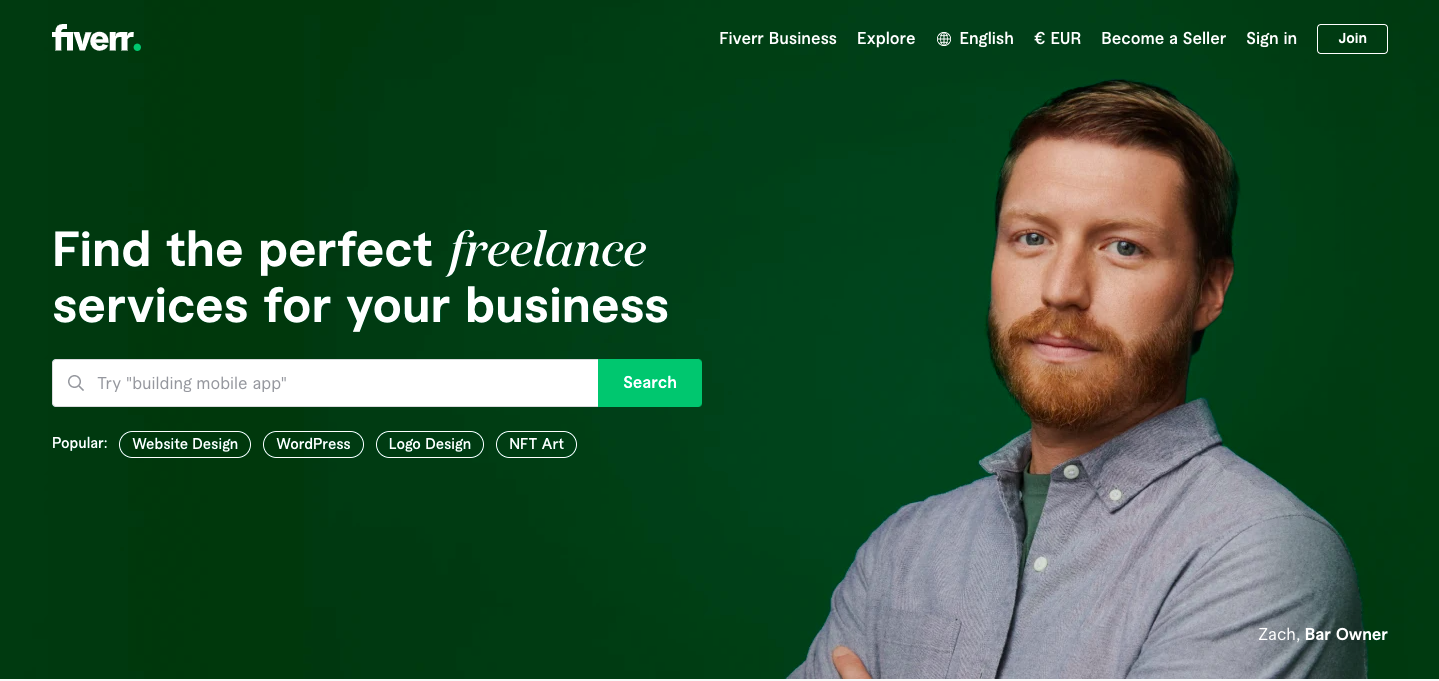 گرفتن کار در Fiverr
