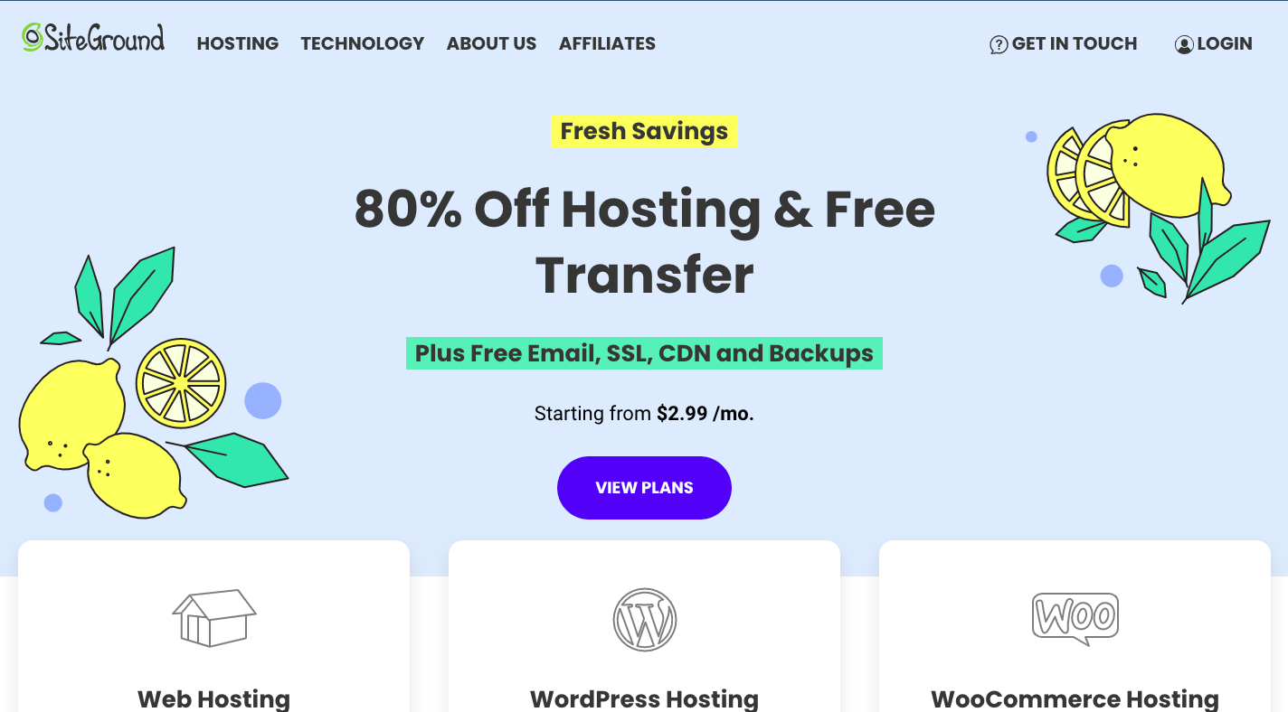 خرید از سایت siteground