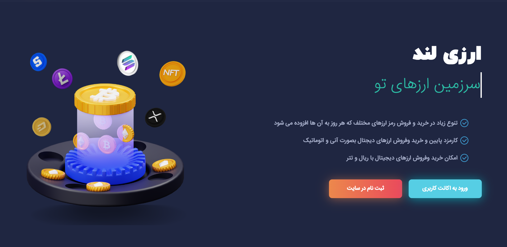 خرید ارز دیجیتال بدون احراز هویت