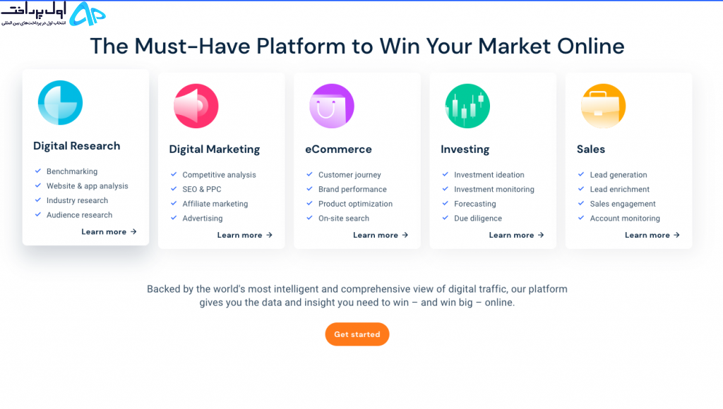 پرداخت در سایت similarweb