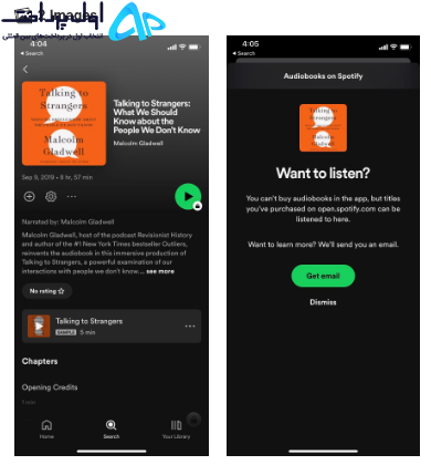 خرید کتاب صوتی در Spotify