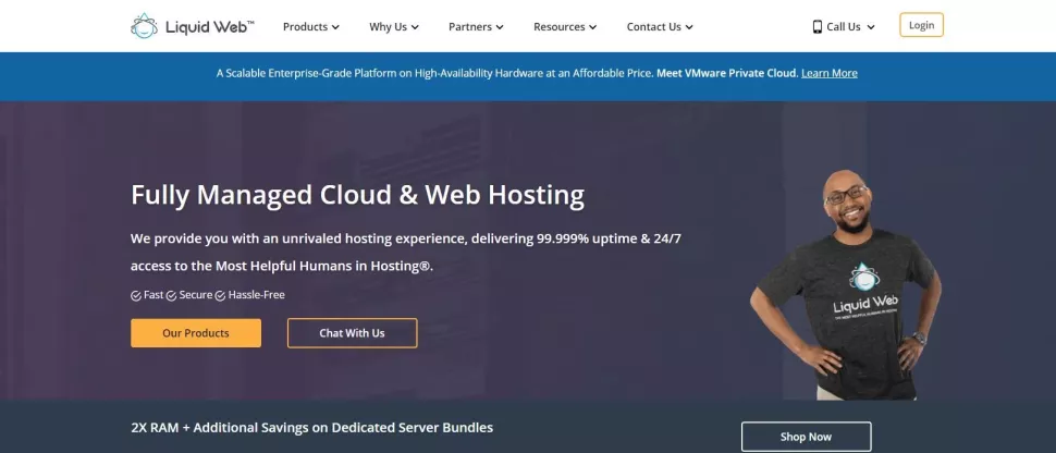 بررسی سایت Liquid Web