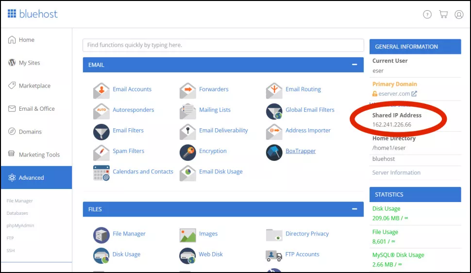 بررسی هاستینگ Bluehost