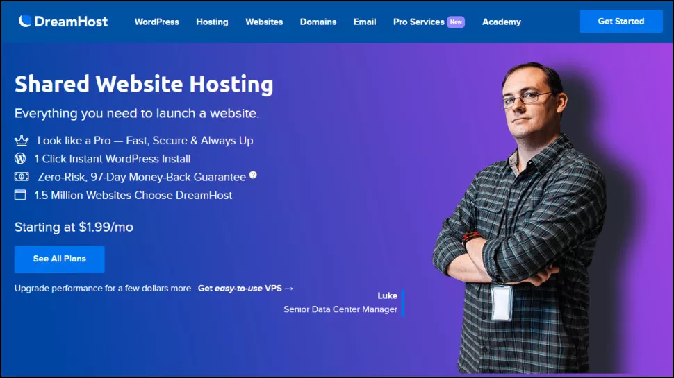 بررسی هاستینگ DreamHost