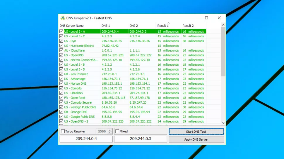 بهترین سرورهای DNS