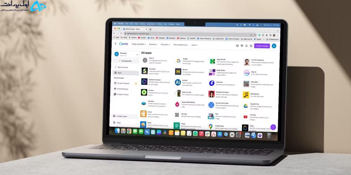 برنامه های مکمل Canva