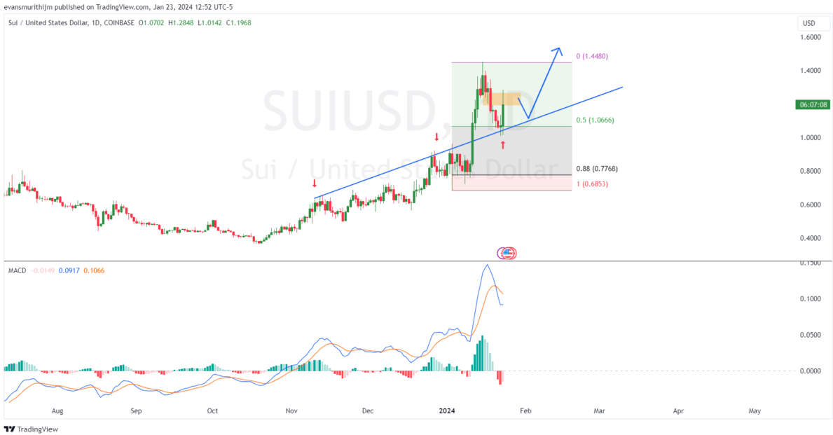 تحلیل تکنیکال سویی (SUI) ۴ بهمن