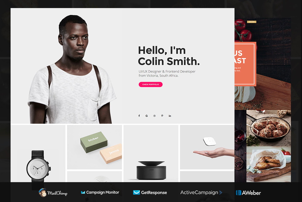 بهترین قالب های Bootstrap Portfolio