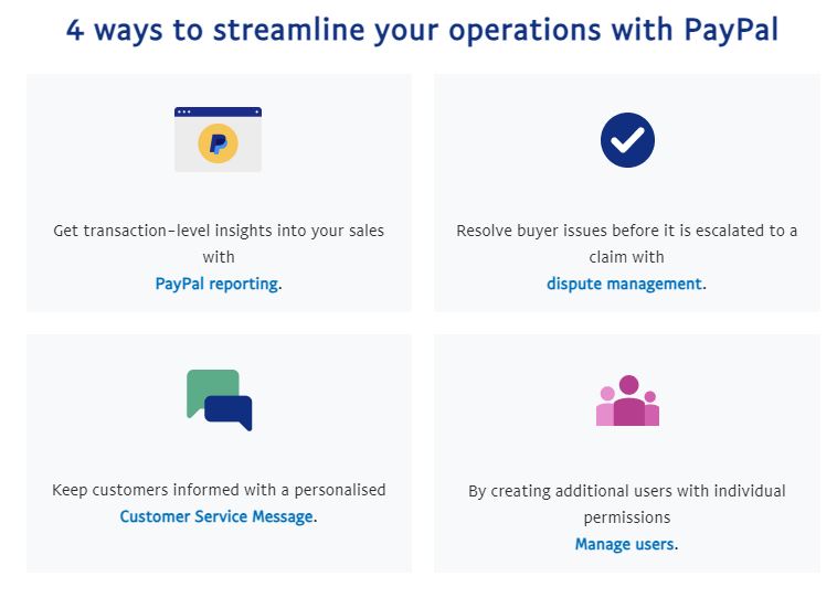 ابزارها و منابع PayPal