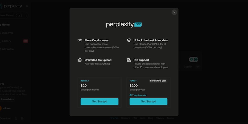 هوش مصنوعی Perplexity (پرپلکسیتی)