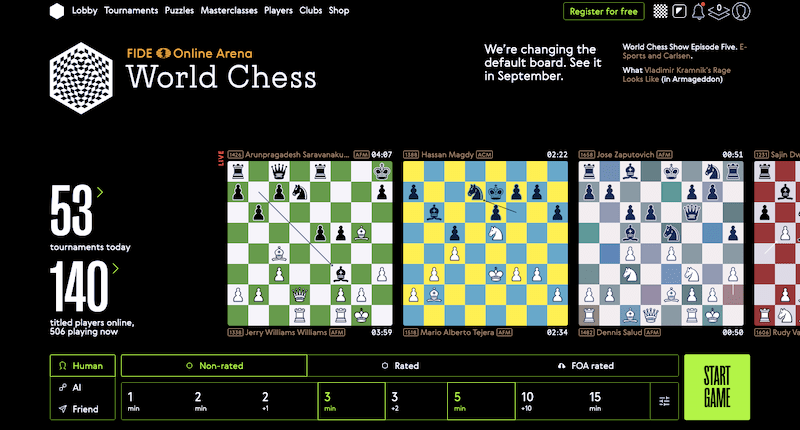 سایت WorldChess