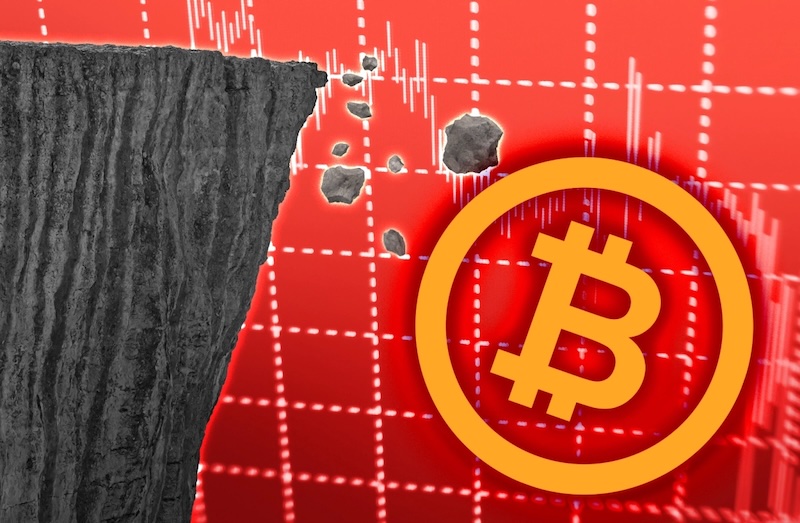 سقوط بیت کوین تا ۴۳ هزار دلار